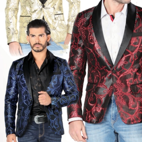 Slim Fit Elegant Modern Fit Blazer - Picture 2 of 2